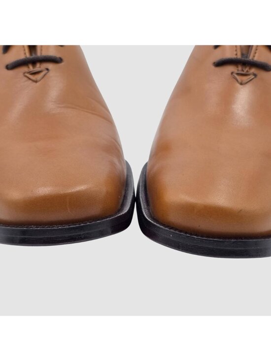 NEW Donald J. Pliner Italy Wholecut Tan Calf Leather Derby Mens 7M Dress Shoes main image 6